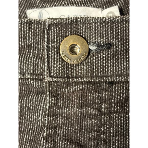 Carve Designs Black Micro Corduroy Skirt size 8 - Picture 3 of 6